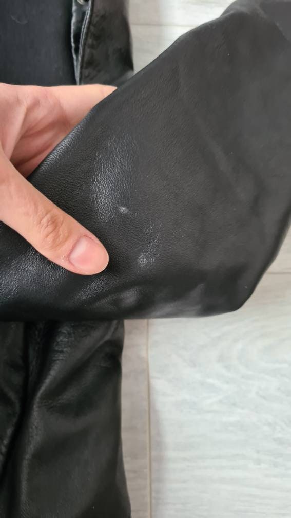 Italian Leather Black Jacket - Etsy