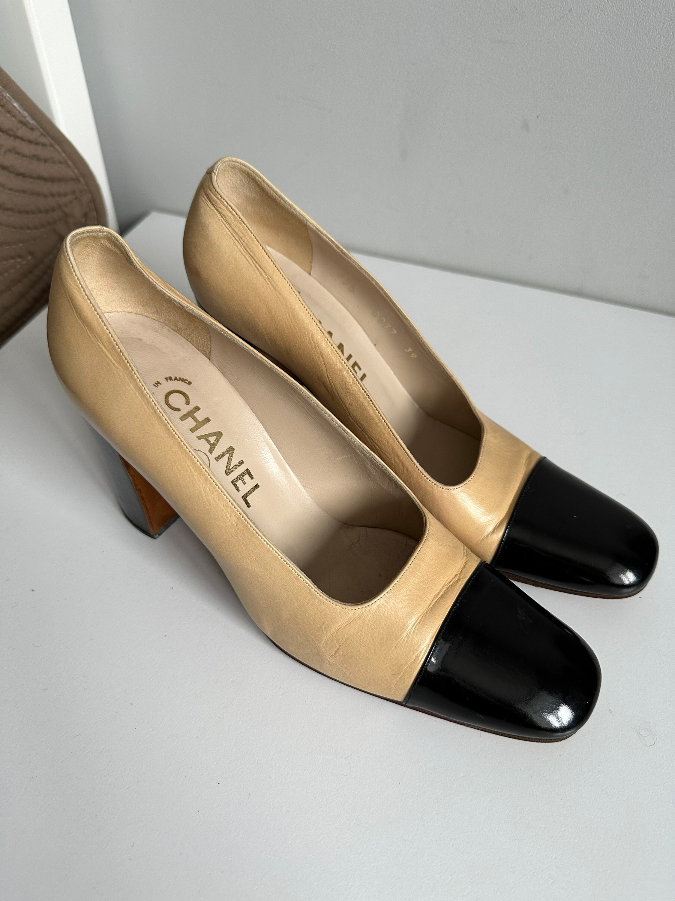 Chanel Mules G38555 X56369 0N281 , Beige, 39