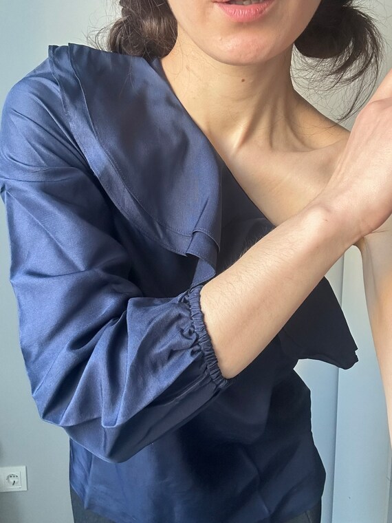 j crew silk blouse