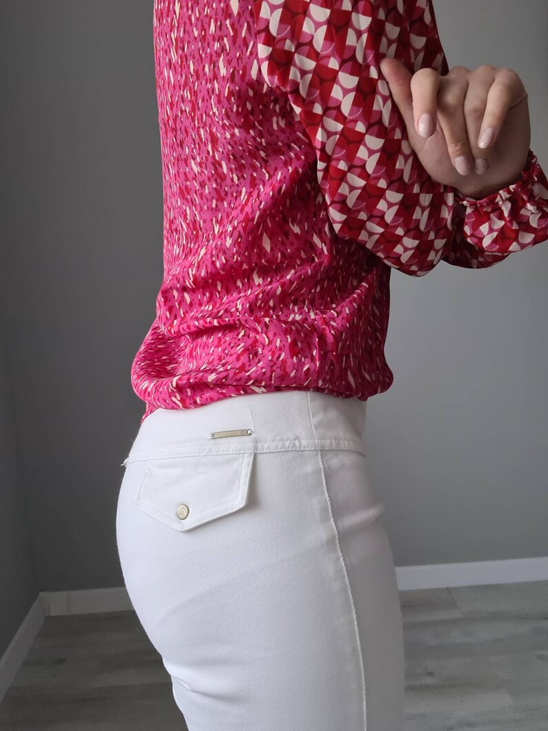 Trussardi vintage white capri pants imagem 5