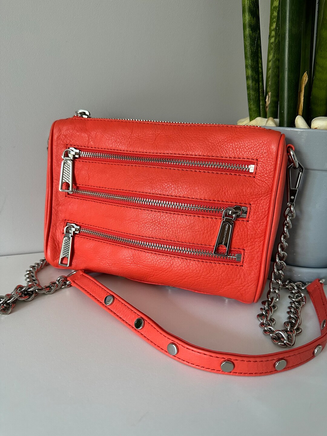 Rebecca minkoff red crossbody hotsell