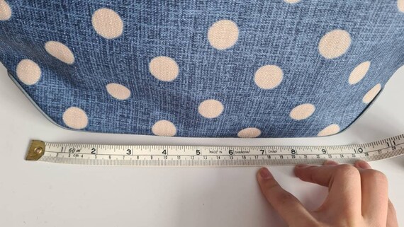 cath kidston blue polka dot bolsa