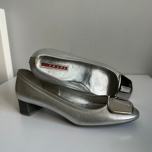 Prada Silver classic women Italy shoes