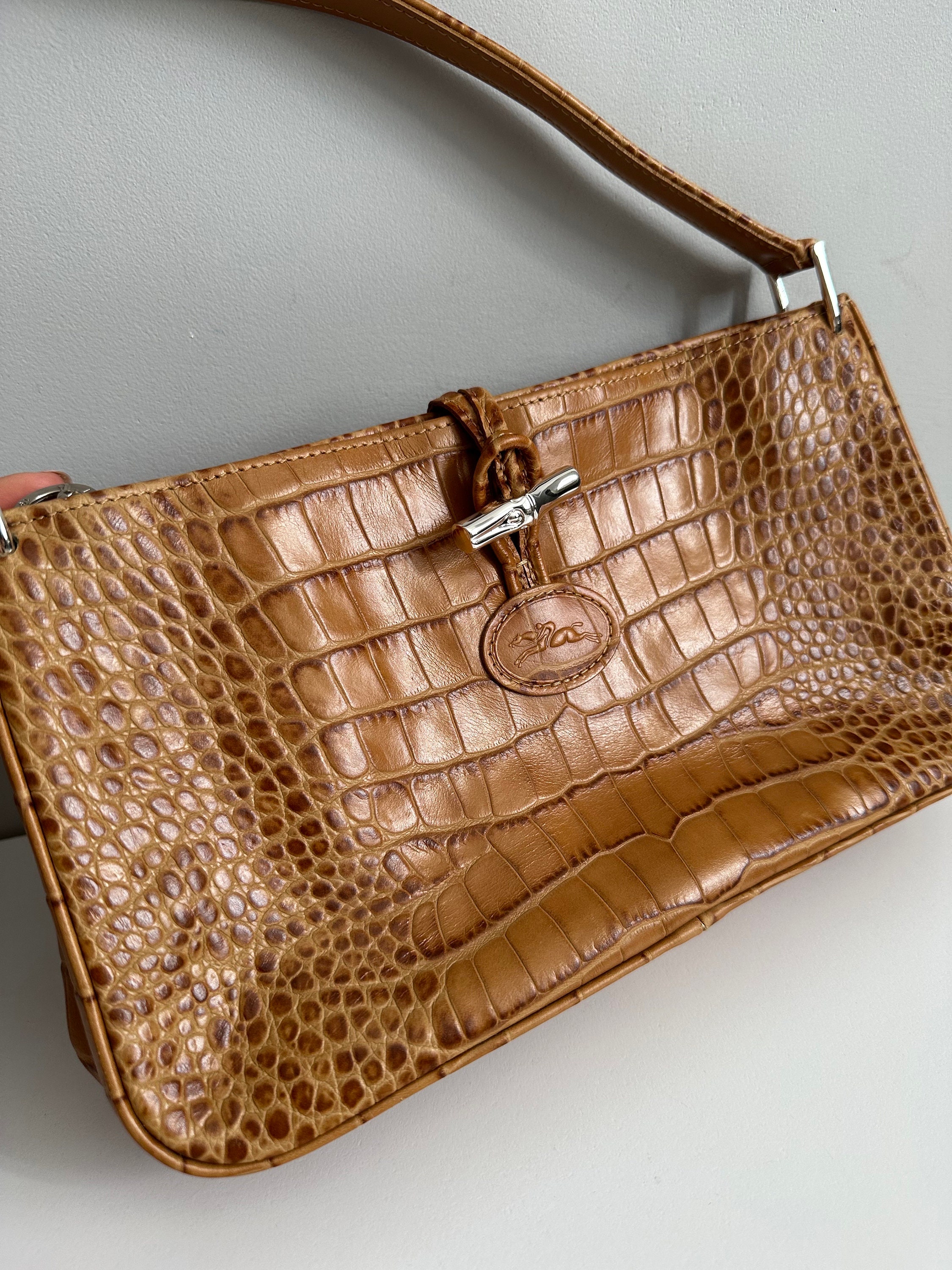 Longchamp Roseau Xs Shoulder Bag in Brown