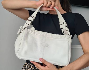 White leather Tod's bag