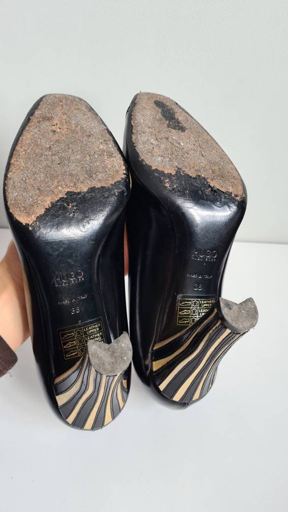Louis Feraud - Authenticated Heel - Patent Leather Black Plain for Women, Never Worn, with Tag