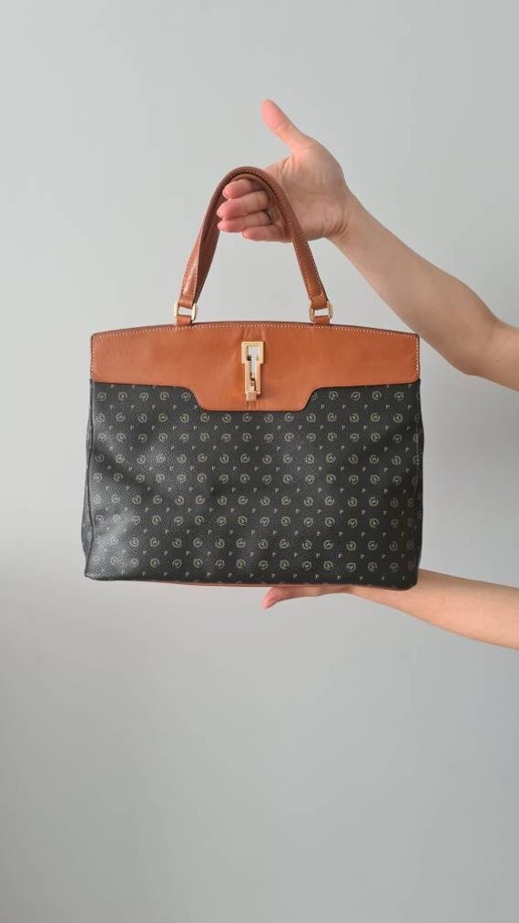 Vintage Designer Luxury Handbag Pollini Elegant Fashion Bag - Etsy