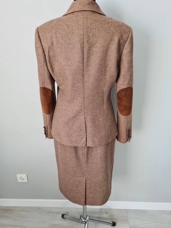 Blumarine vintage wool suit, jacket skirt - image 4