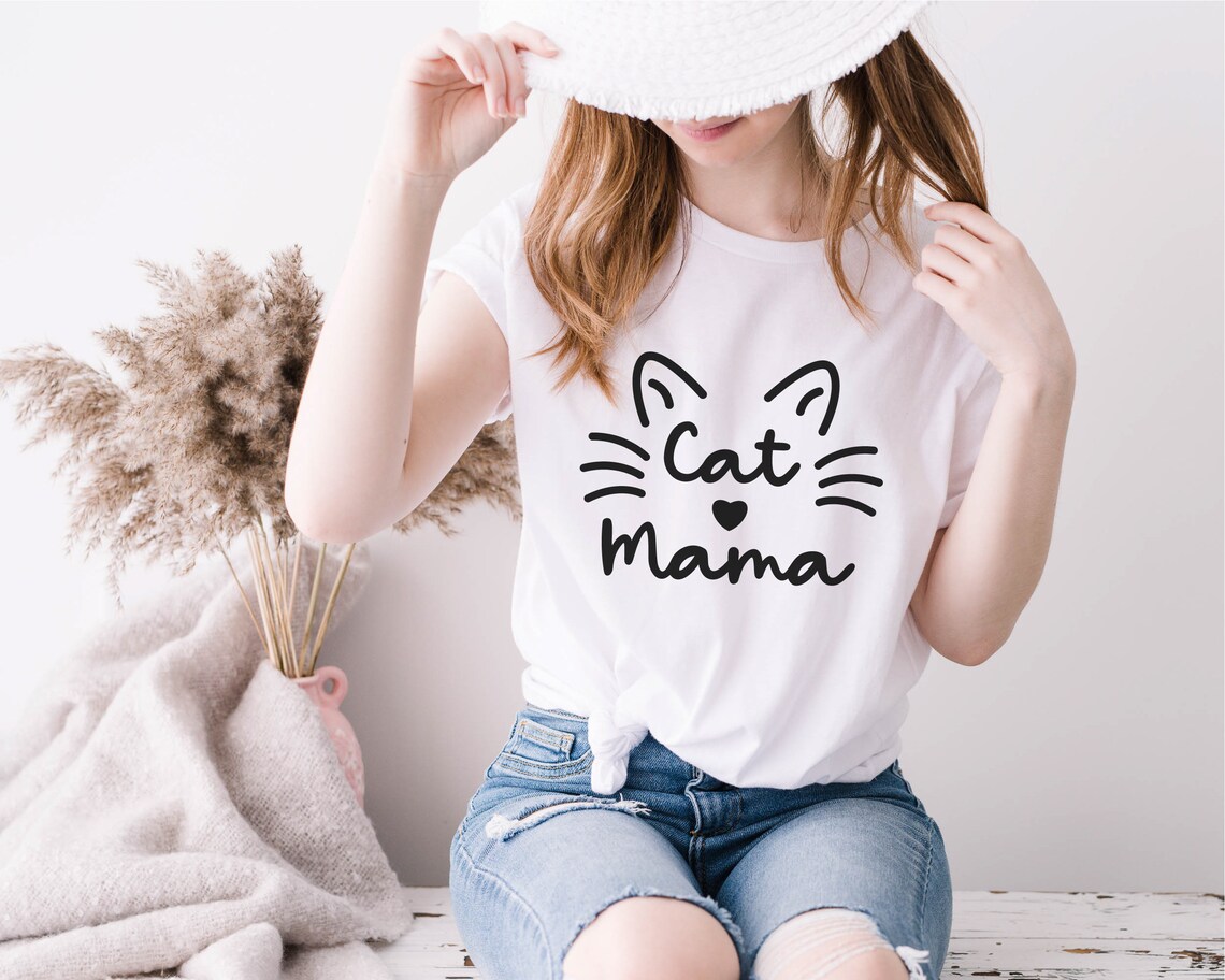 Cat Mama SVG Cat Mom svg Cat for Cutting Cat Lover SVG Cricut | Etsy