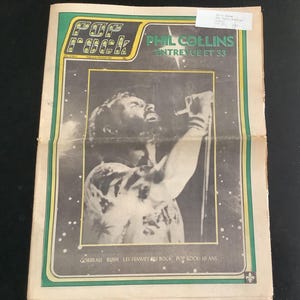 1981 Pop rock magazine  Rush Genesis Phil Collins   Bob Marley Janis Joplin Patti Smith  french quebec music 1980s