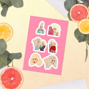 Slay with Trixie & Katya Inspired Drag Queen Sticker Sheet