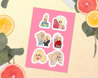 Naklejka na ścianę Slay with Trixie & Katya Inspired Drag Queen