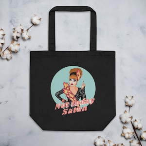 Bianca Del Rio Eco Tote Bag | Ru Paul&#39;s Drag Race | Not Today Satan