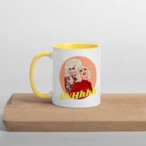 Katya and Trixie ceramic mug | Rupaul's Drag Race Queer Gifts | UNHhhh |