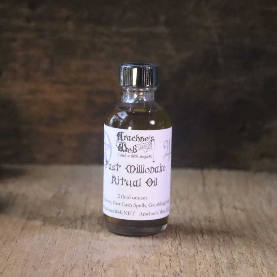 Fast Millionaire Ritual Oil, Anointing Oil for Candles and Tools, Oil ...