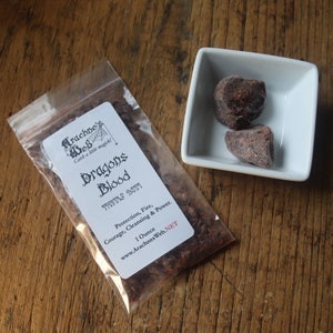 Dragon&#39;s Blood Resin Incense, Resin of Dragons Blood, Witch&#39;s Dragons Blood Resin, Resin Incense, Dragons Blood for Maigick