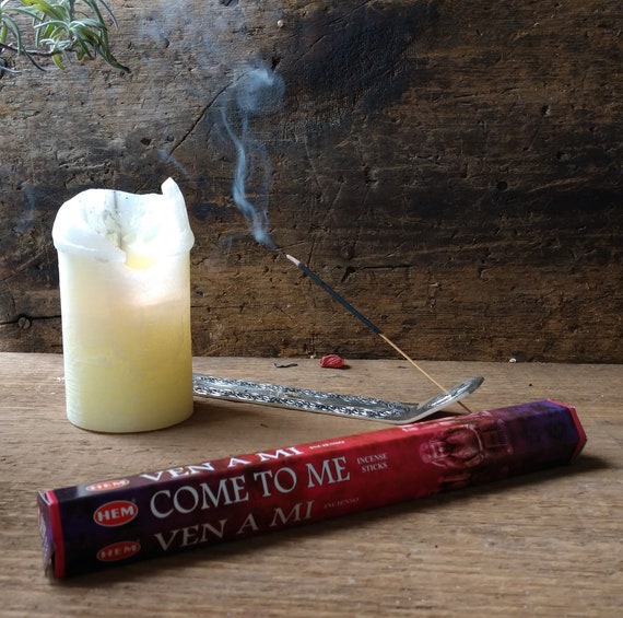 HEM Come to Me Stick Incense, HEM Incense, Aphrodisiac Incense, Witchy Incense, Love Spell Incense, Magick Incense