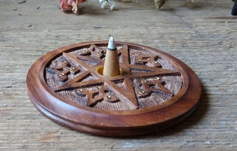 pentagram incense burner