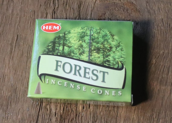 HEM Forest Cones, HEM Incense, HEM Forest Incense Cones, Witchcraft Forest Cones, Forest Incense for Magick, Green Witch Incense