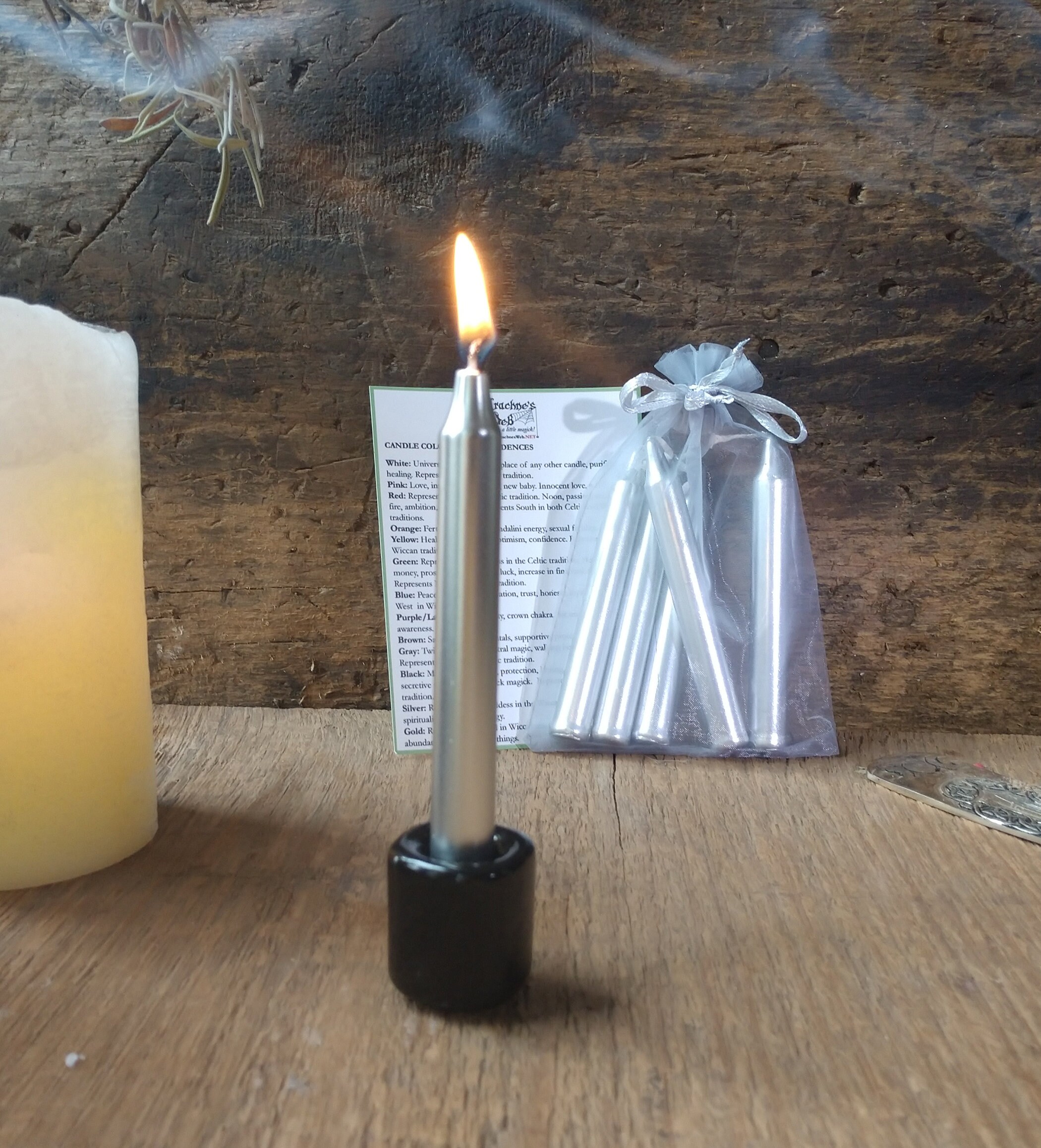 Silver Chime Candles Chime Ritual candles Candle magic Etsy