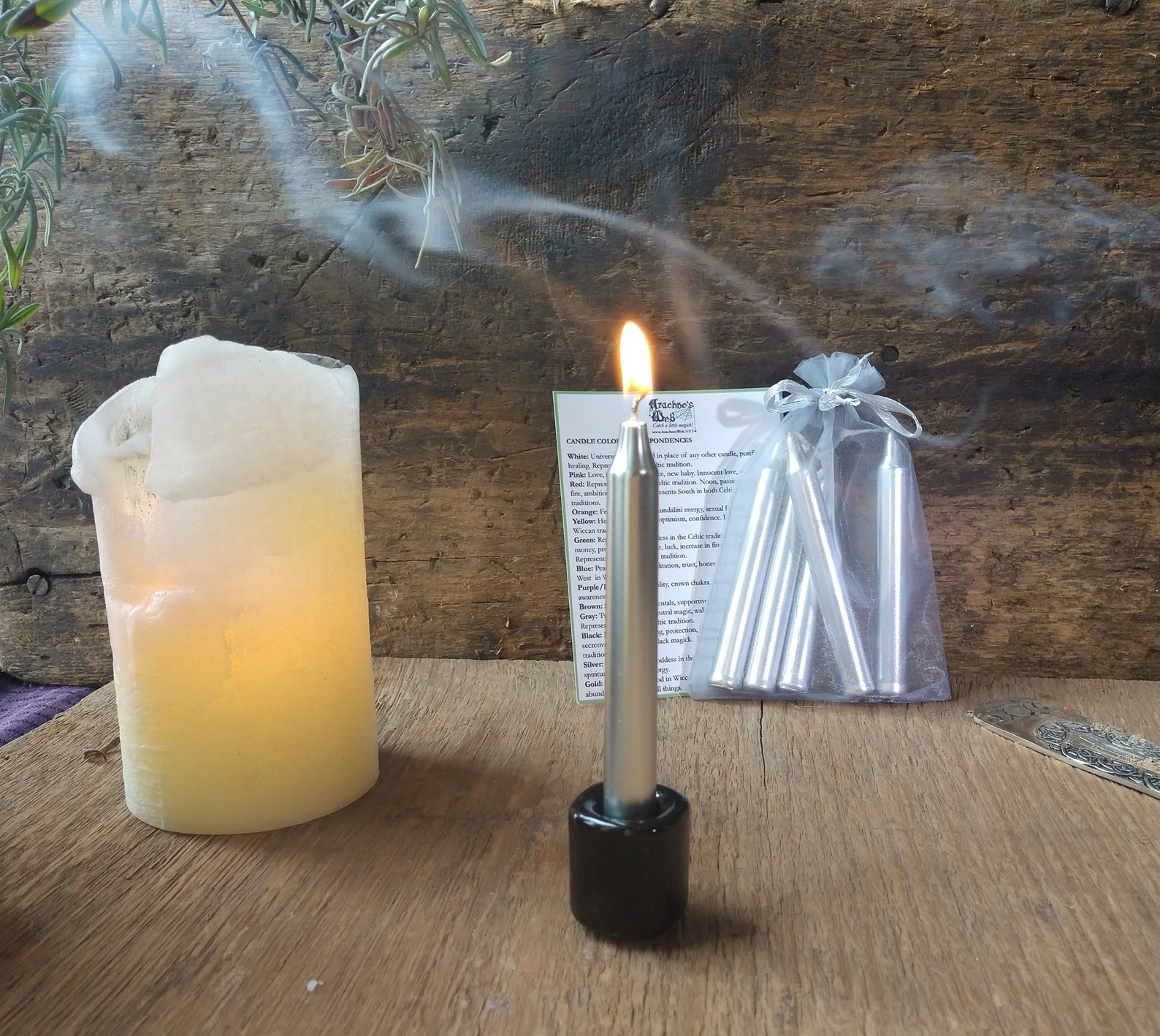 Silver Chime Candles Chime Ritual candles Candle magic Etsy