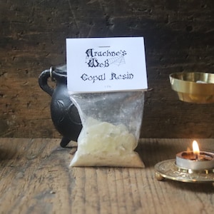 Copal Resin Incense: Witch&#39;s Maigic, Love, and Purification (1 oz)