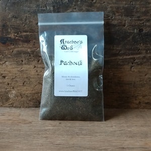 Patchouli Powdered or Loose Leaf, Patchouli Leaf for Magick, Witch's Patchouli for Incense, Patchouli for Rituals, Magickal Patchouli Leaf