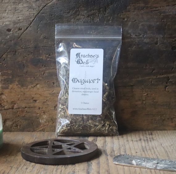 Mugwort for Magic, Mugwort for Dreams and Visions, Witch's Mugwort, Protection Magic Herbs, Spell Components, Mugwort for Divination