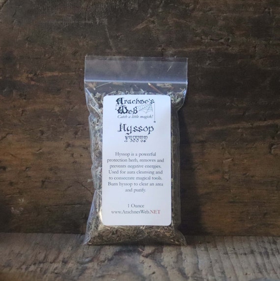 Hyssop for Magick, Dried Hyssop, Witch's Hyssop, Hyssop for Magick, Hyssop for Spells, Hyssop for