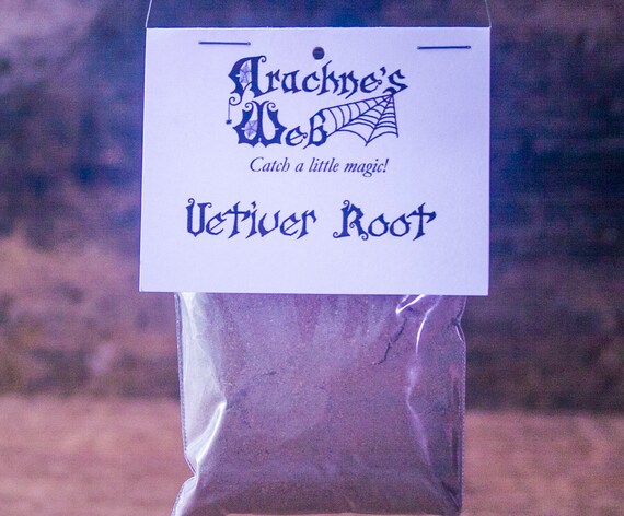 Vetiver Powder, Witch's Incense, Vetiver for Incense, Magic Incense, powdered Vetiver for incense, Incense Ingredient