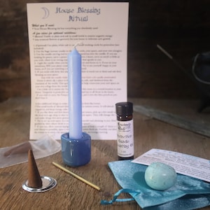 House Blessing Ritual Kit, Home Blessing Kit, Witch's Blessing Kit, Witch's Home Blessing and Clearing Rite, Witchy New Home Gift