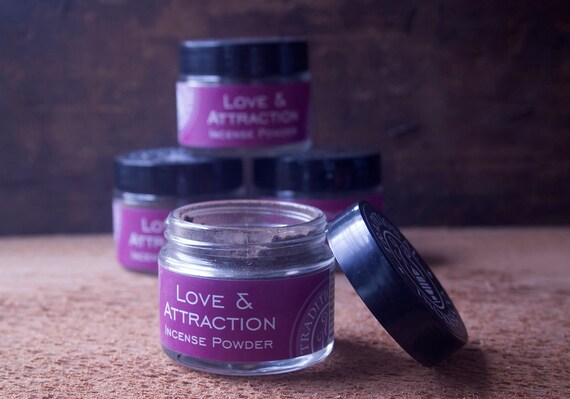 Love and Attraction Incense, Loose Incense, Witch's Powder Incense, incense for Charcoal, Magick Incense, Witchcraft incense