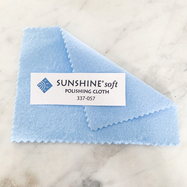 Polishing Cloth | Sunshine Cloth | Soft Cloth | Jewelry Cleaner | Blue Polishing Cloth