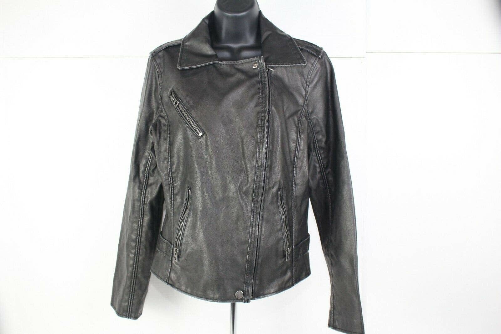 ladies LUCKY BRAND Leather Jacket size S