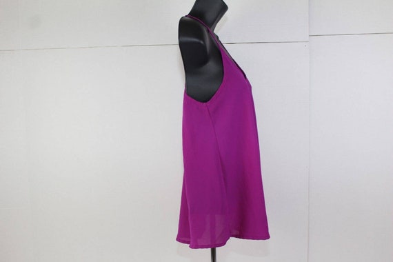 Lush Purple Hi Lo Blouse Size XS - image 2