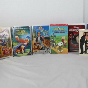 Vintage VHS Movies some disney