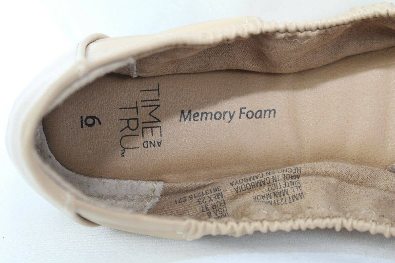 Time and tru memory foam flats hotsell