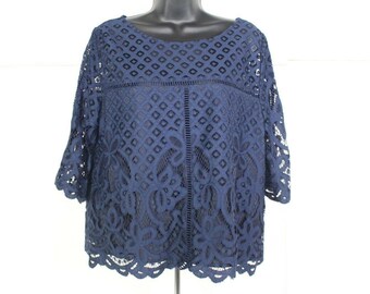 ladies cupcakes and cashmere blouse size L