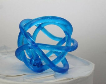 Vintage Murano Art Blue Glass