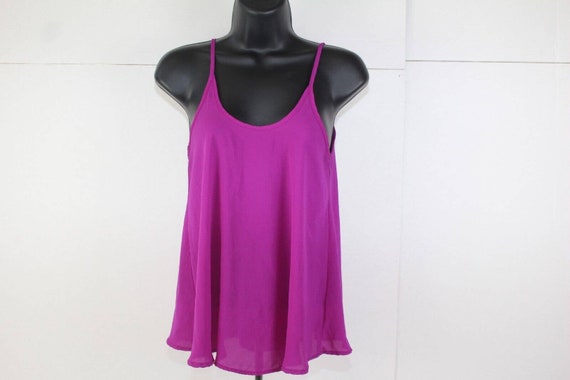 Lush Purple Hi Lo Blouse Size XS - image 1