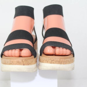 STEVE MADDEN ladies cork wedge heels size 6.5M