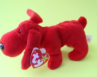 NWT! TY BEANIE BABIES-ROVER THE RED DOG!