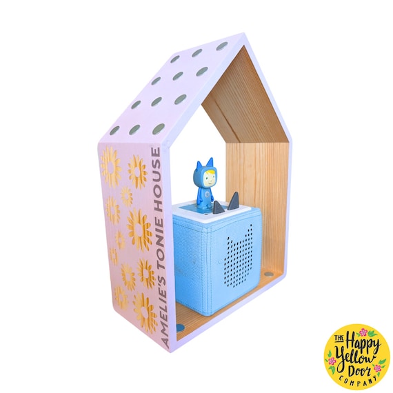 Tonie Storage House Character Holder Stand Shelf Flowers CHOOSE YOUR COLOURS Tidy Wooden Holds 12 18 30 Figures Polka Dot Wood Audio Books