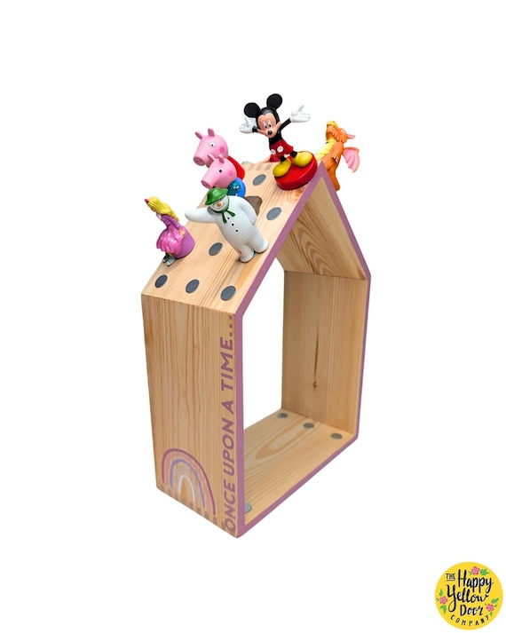 Tonie Audio Character Holder Rainbow Stand House Shelf CHOOSE YOUR COLOURS Wooden 12 18 30 Figures Solid Wood Audio Books No Screen toy
