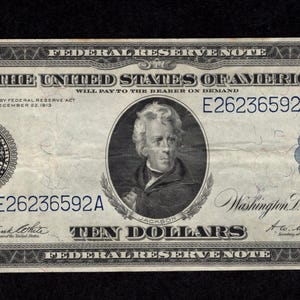 10 Dollar 1914 Federal Reserve Note - Richmond District - FRN - Authentic Collectible Currency - Very Fine