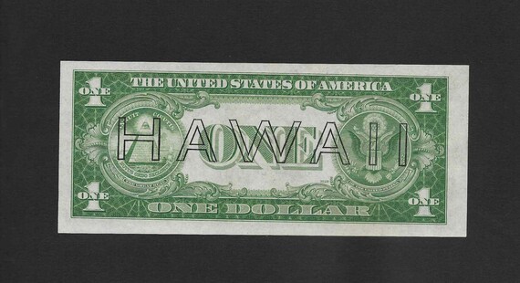 Hawai 1 dollar 1934 UNC Reproduction 