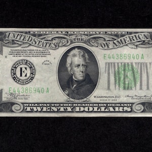 20 Dollar 1934 FRN Richmond Distrikt - Bundes-Reserve Note - Richmond - Sammlermünze - Extrafein