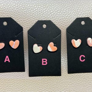 Tiny Heart Stud Earrings