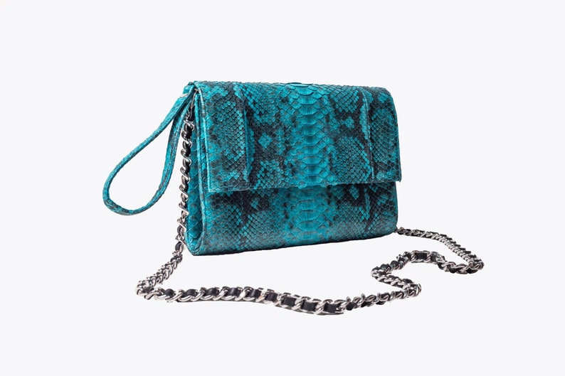 Genuine Python Leather Cross Body Bag image 4