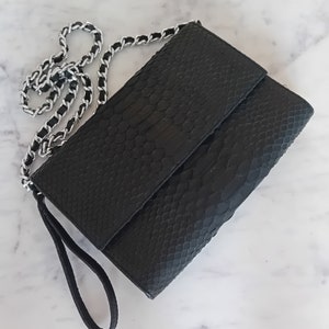 Genuine Python Leather Cross Body Bag image 7